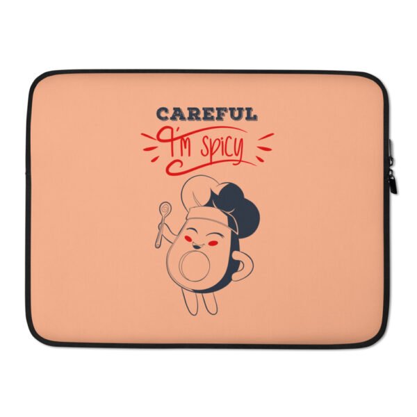 Careful I'm Spicy - Laptop Sleeve - Image 2